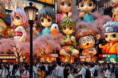 Celebrating Japanese Culture: Public Spaces Anime Statues